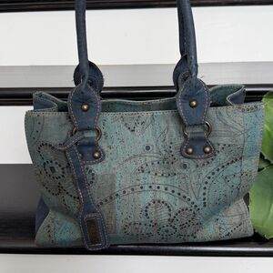 Artelusa cork shoulder handbag purse lightweight artisan Portugal